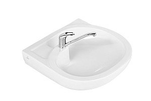 Раковина на стиральную машину Кувшинка Болеро 64 белая купить в интернет-магазине Sanbest