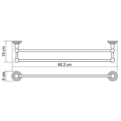 Полотенцедержатель WasserKRAFT Isar K-7340 купить в интернет-магазине сантехники Sanbest