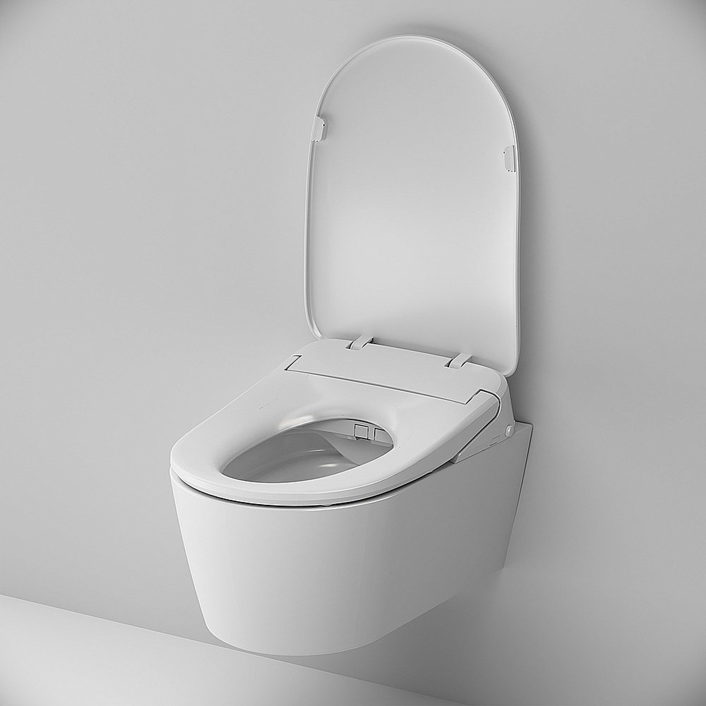 Унитаз подвесной AM.PM Func C8F1702SC белый, безободковый, функция биде купить в интернет-магазине Sanbest