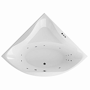Гидромассажная ванна Excellent Glamour 150х150 SMART WAEX.GLA15.SMART.WH белая глянцевая/форсунки белые купить в интернет-магазине Sanbest