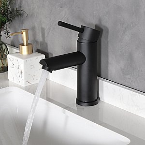 Смеситель для раковины Gid Berlin SS080-BM-K черный матовый купить в интернет-магазине сантехники Sanbest