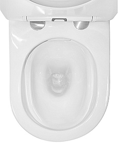 Унитаз моноблок Azario Prime AZ-1363OP белый, безободковый, с крышкой микролифт купить в интернет-магазине Sanbest