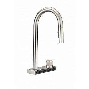 Смеситель для кухни Milacio Ultra MCU.556.SS нержавеющая сталь купить в интернет-магазине сантехники Sanbest