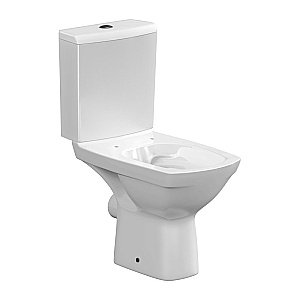 Унитаз Cersanit CARINA Clean On 011 3/5 DPL EO slim с крышкой микролифт, с бачком, безободковый купить в интернет-магазине Sanbest