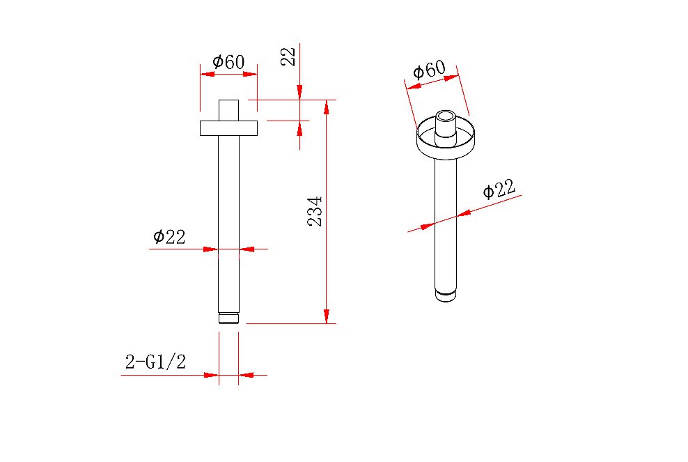 Держатель верхнего душа Berges VENTAS 74013 хром купить в интернет-магазине сантехники Sanbest