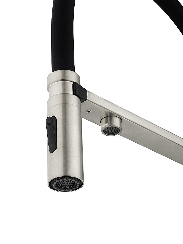 Смеситель для кухни WONZON & WOGHAND WW-88458009-BN брашированный никель купить в интернет-магазине сантехники Sanbest