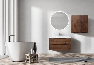 Шкаф BelBagno Fly-Marino 70 Rovere Moro для ванной в интернет-магазине сантехники Sanbest