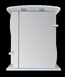 Зеркальный шкаф Misty Лиана 65 белый купить в интернет-магазине сантехники Sanbest