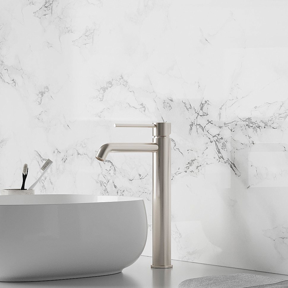 Смеситель для раковины Paini Cox 78PW205OLL никель брашированный купить в интернет-магазине сантехники Sanbest