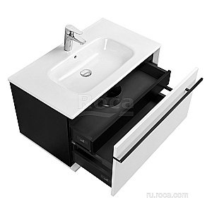 Тумба с раковиной Roca Aneto 857430806 80 белый для ванной в интернет-магазине Sanbest