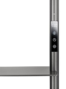 Полотенцесушитель электрический WONZON & WOGHAND DÜSSELDORF, Темный графит (WW-A203-GM) купить в интернет-магазине сантехники Sanbest