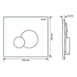 Кнопка для инсталляции Taliente Globe 31184610 хром купить в интернет-магазине сантехники Sanbest