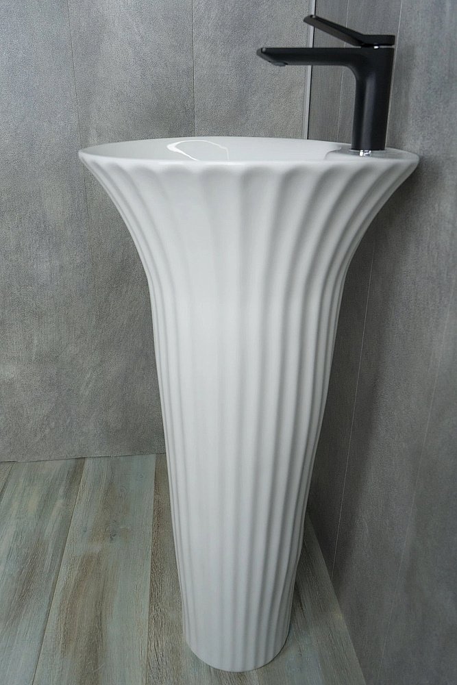 Раковина напольная Gid Autonomo 41 Nb132 81113 белая купить в интернет-магазине Sanbest