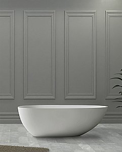 Ванна Abber Stein 160x75 AS9611-1.6 белая матовая купить в интернет-магазине Sanbest