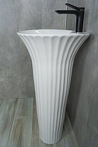 Раковина напольная Gid Autonomo 41 Nb132 81113 белая купить в интернет-магазине Sanbest