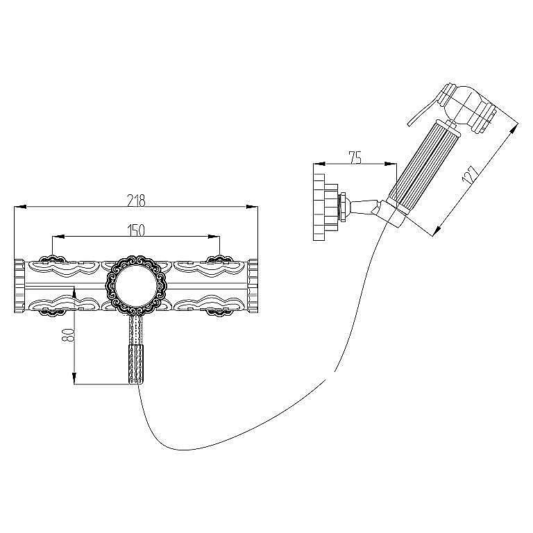 Гигиенический душ Bronze De Luxe WINDSOR 10133 купить в интернет-магазине сантехники Sanbest