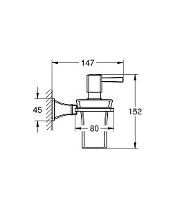 Диспенсер Grohe Grandera 40627000 хром купить в интернет-магазине сантехники Sanbest