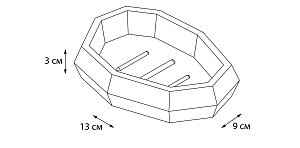 Мыльница FIXSEN FLAT FX-290-4 купить в интернет-магазине сантехники Sanbest