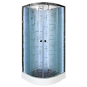 Душевая кабина DTO ЕМ1590 N LED с гидромассажем 90х90 купить в интернет-магазине Sanbest