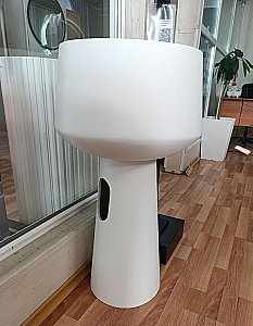 Раковина отдельностоящая ABBER Stein AS2508-H белая матовая купить в интернет-магазине Sanbest