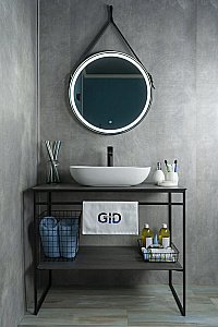 Раковина накладная Gid Lago 56 N9234 51133 белая купить в интернет-магазине Sanbest