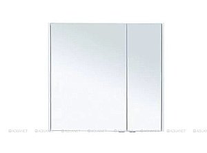Зеркальный шкаф Aquanet Палермо 254538 80 белый купить в интернет-магазине сантехники Sanbest
