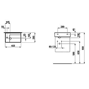 Раковина Laufen Kartell 8.1533.5.000.111.1 белая купить в интернет-магазине Sanbest