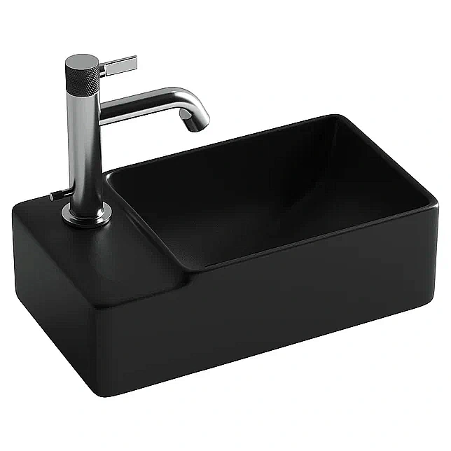 Раковина Ceramica Nova Element 39 CN5046MB черная матовая купить в интернет-магазине Sanbest