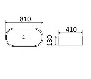 Раковина накладная CeramaLux MNC 81 350 белый мрамор купить в интернет-магазине Sanbest