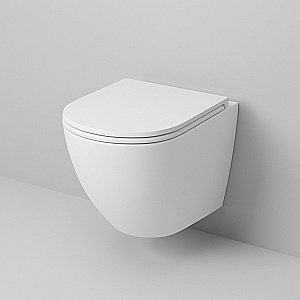 Унитаз подвесной GROSSMAN Color GR-4455MS безободковый, с крышкой микролифт, белый матовый купить в интернет-магазине Sanbest