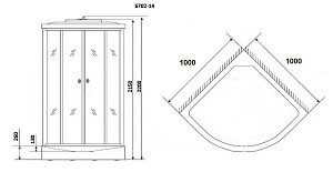 Душевая кабина Niagara NG-6702 купить в интернет-магазине Sanbest