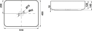 Раковина Melana 320353MB 320353MB-805 черная матовая купить в интернет-магазине Sanbest