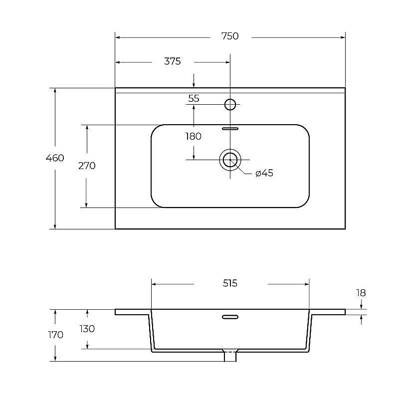 Тумба с раковиной Cezares Tiffany 75 Verde opaco для ванной в интернет-магазине Sanbest