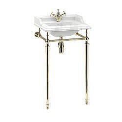 Консоль с раковиной Burlington Classic B20 1TH золото для ванной в интернет-магазине сантехники Sanbest