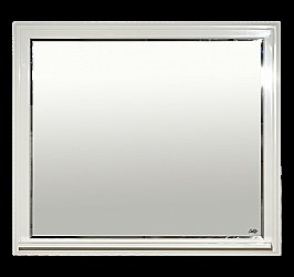 Зеркало Misty Шармель 100x87 светло-бежевая эмаль в ванную от интернет-магазине сантехники Sanbest