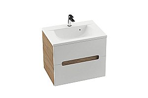 Тумба с раковиной Ravak Classic II SD 800 корпус капучино/дверки белые для ванной в интернет-магазине Sanbest