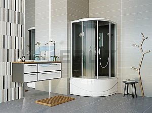 Душевая кабина Erlit Comfrot ER3510TP-C4-RUS 100x100 тонированное стекло купить в интернет-магазине Sanbest