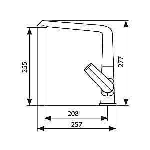Смеситель для кухни Kaiser Areva 08044 купить в интернет-магазине сантехники Sanbest