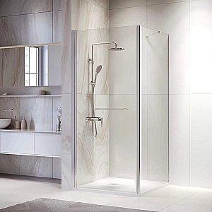 Душевой уголок RGW Passage PA-138 (PA-103 + Z-050-2 + O-104) 020813877-011 70x70 стекло прозрачное/профиль хром купить в интернет-магазине Sanbest