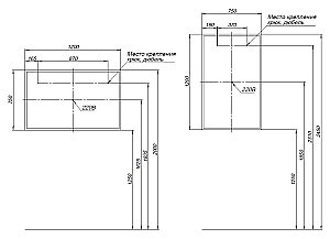 Зеркало Aquanet Оптима 288968 120 белый матовый в ванную от интернет-магазине сантехники Sanbest