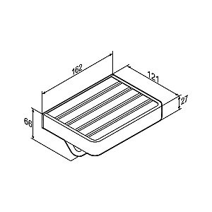 Держатель туалетной бумаги Damixa Jupiter DA77341500 купить в интернет-магазине сантехники Sanbest