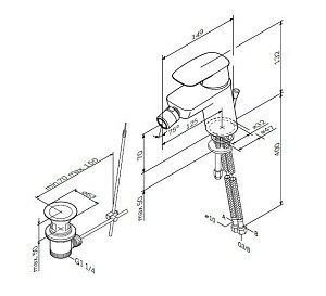 Смеситель для биде AM.PM Spirit 2.1 F71A83100 купить в интернет-магазине сантехники Sanbest