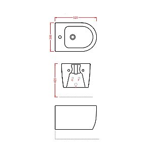 Биде подвесное Artceram Monet MNB001 Bianco купить в интернет-магазине Sanbest