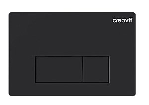 Кнопка для инсталляции Creavit ARC GP8002.01 черная матовая купить в интернет-магазине сантехники Sanbest