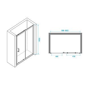 Душевая система RGW Shower Panels SP-6143-01 50140801-01 хром купить в интернет-магазине сантехники Sanbest