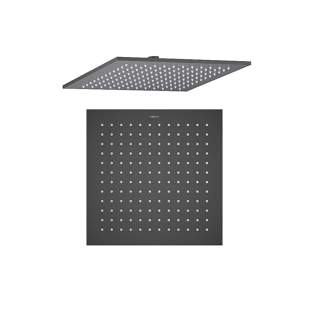 Верхний душ Aquatek AQ2078MB черный матовый купить в интернет-магазине сантехники Sanbest