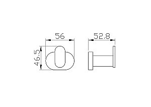 Крючок для ванной WONZON & WOGHAND FIRST, Глянцевое золото (WW-8415-LG) купить в интернет-магазине сантехники Sanbest