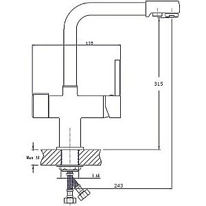 Смеситель для кухни Rush MS9035-33 купить в интернет-магазине сантехники Sanbest