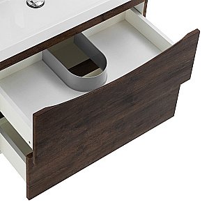 Тумба с раковиной Belbagno MARINO 75 подвесная Rovere Moro для ванной в интернет-магазине Sanbest