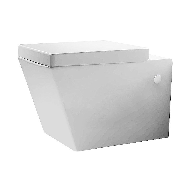 Унитаз подвесной Bravat DRESDEN C01002W-A-ENG с крышкой микролифт купить в интернет-магазине Sanbest